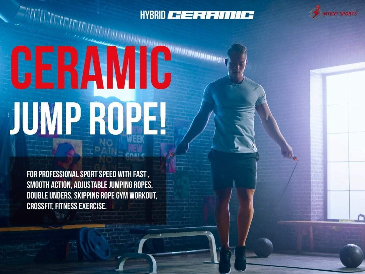 Jump Rope with Hybrid Ceramic Bearings - Intent Sports