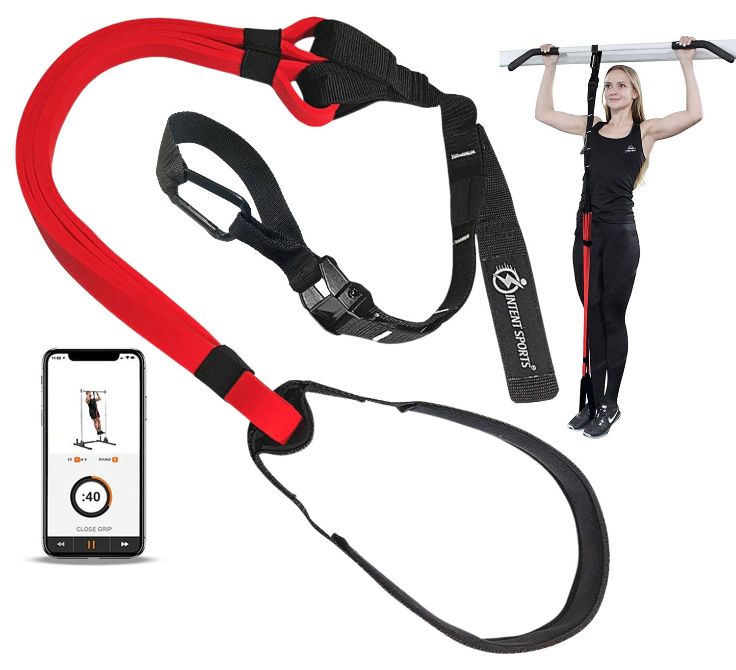 CORTNOE Long Resistance Bands Pull Up Assist- Fitness Bands for