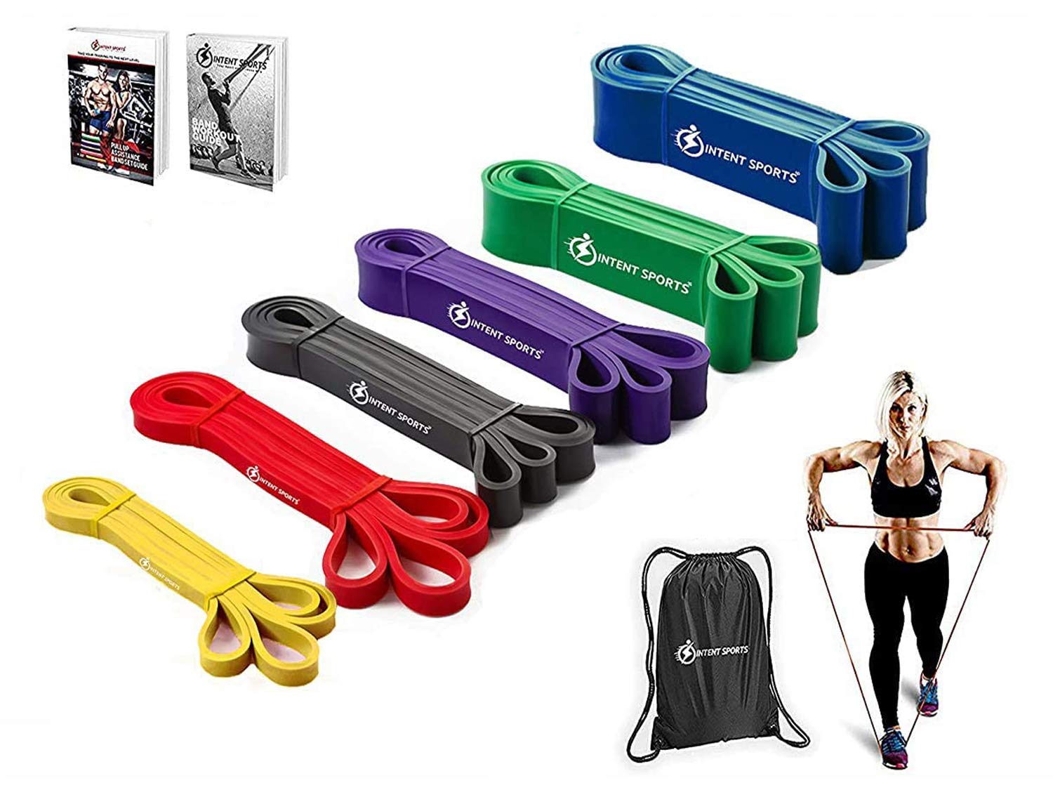CORTNOE Long Resistance Bands Pull Up Assist- Fitness Bands for