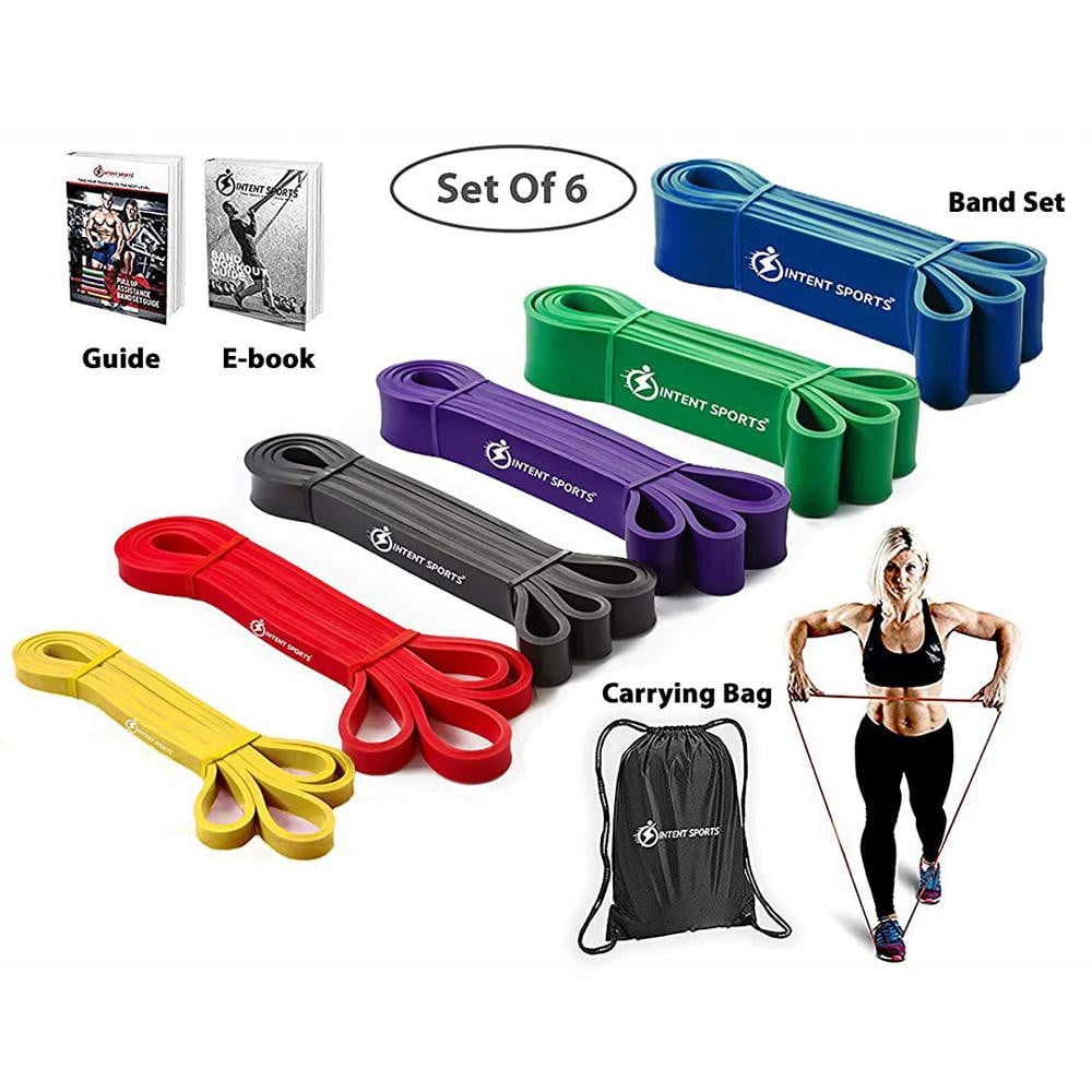 Pull Up Assist Bands - Set Of 6 Bands - Intent Sports